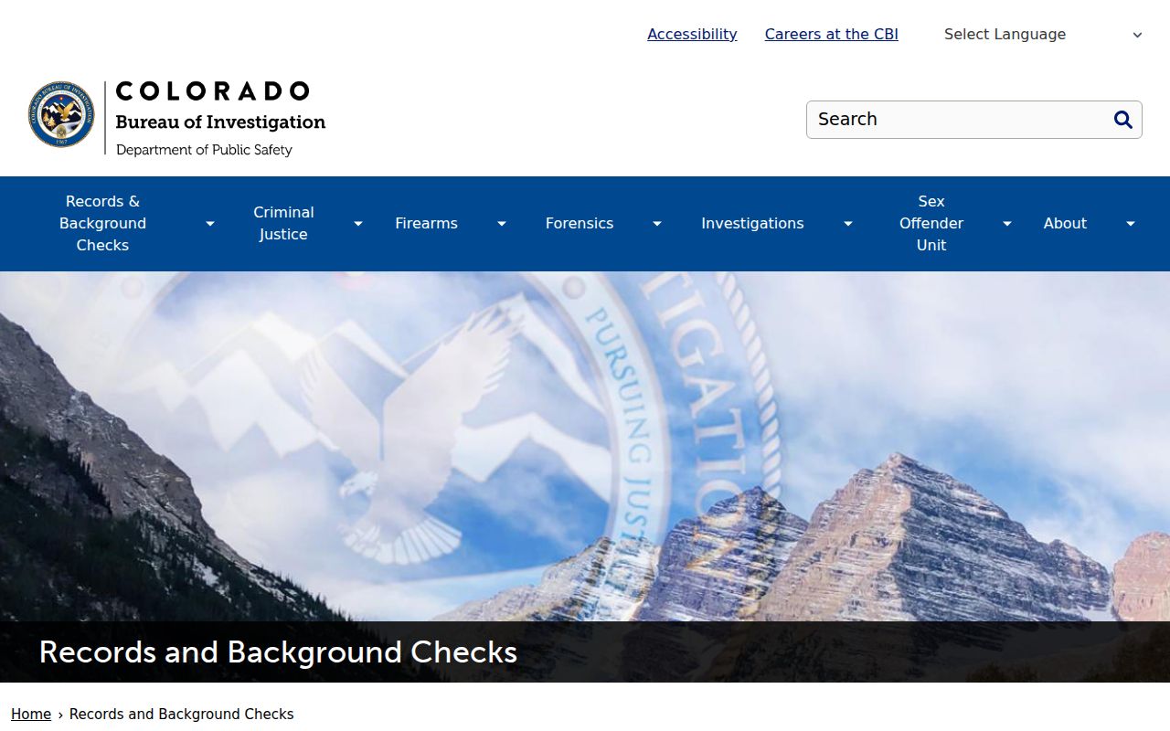 Hinsdale County criminal history CBI records overview
